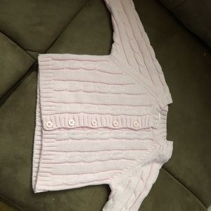 Pink cotton sweater